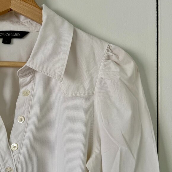 Veronica Beard White Hania Top